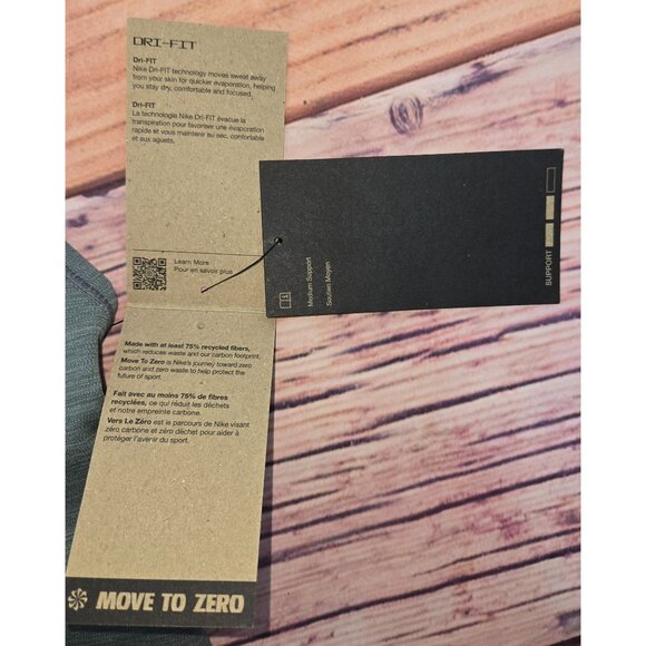 Nike Womens Longline Sports Bra Smoke Grey Heather Small NWT - Picture 7 of 8